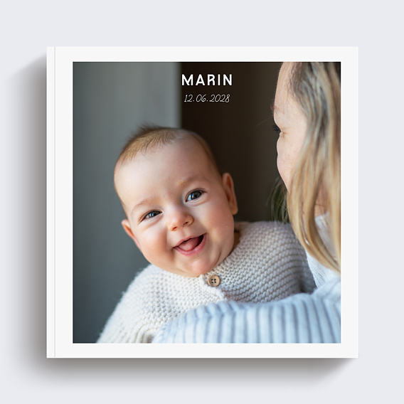 Album photo bébé Classique Pleine Page