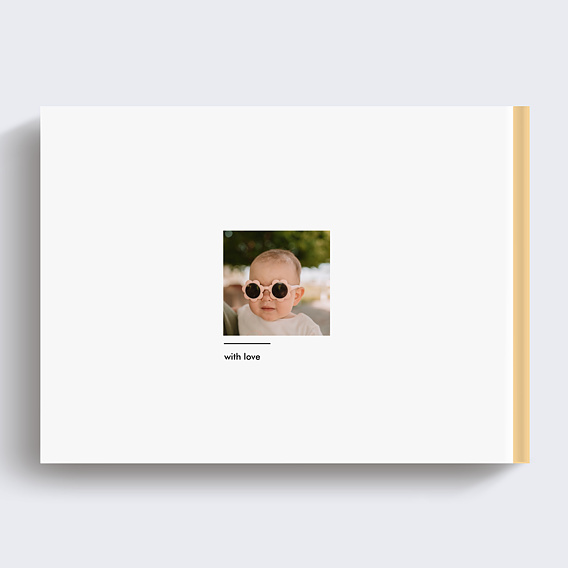 Album photo naissance Classique multi-photo Verso