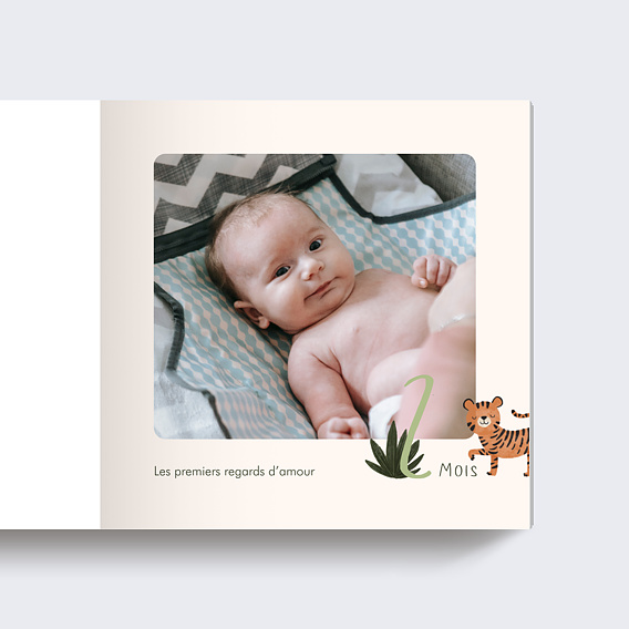 Album photo naissance Jolie jungle Page 4