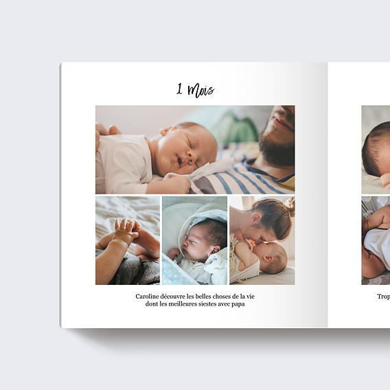 Album photo naissance Multiphoto Chic (50 photos) Page 1