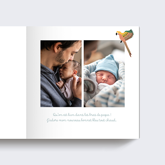 Album photo bébé Dans la Jungle