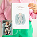 Album photo bébé Portrait aquarelle aligné