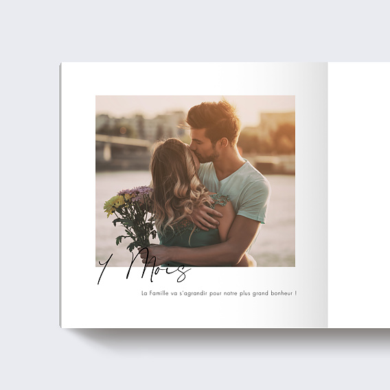Album photo naissance Grossesse Calligraphie Page 3