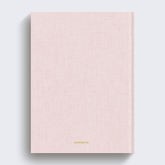 Album photo naissance Tissu embossé Verso