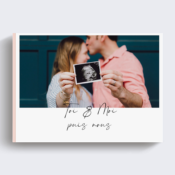 Album photo bébé Grossesse Calligraphie