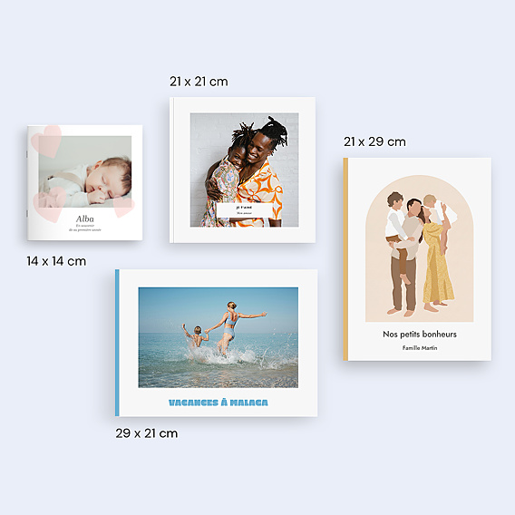 Album photo bébé Petits coeurs