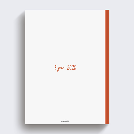 Album photo naissance Wavy imparfait Verso