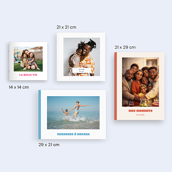 Album Photo Famille Portrait en film d'animation