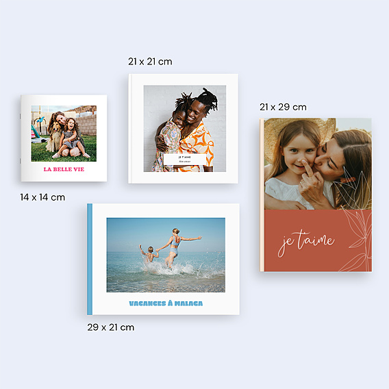 Album Photo Famille Fleur terracotta