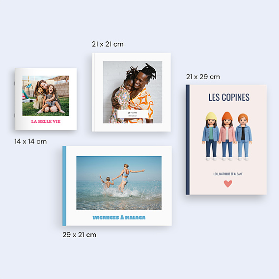 Album Photo Famille Portrait en figurine