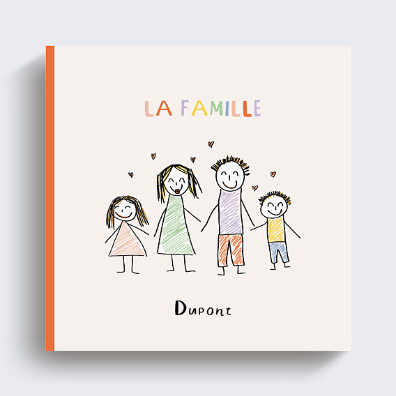 Album photo famille Famille dessinée