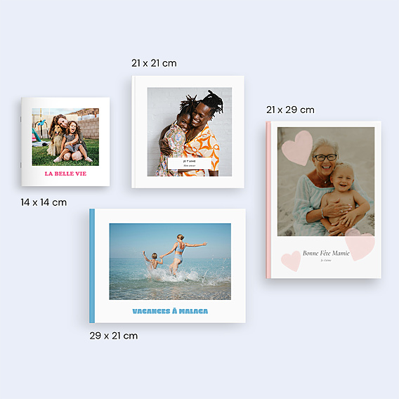 Album Photo Famille Cœurs Pastels