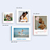Album Photo Famille Cœurs Pastels