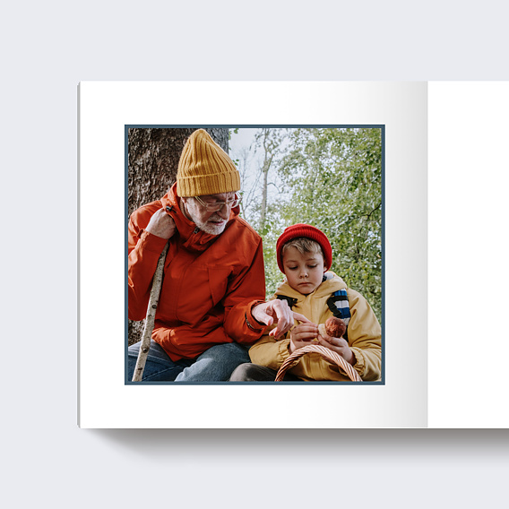 Album Photo Famille Amour en Fête Bleu