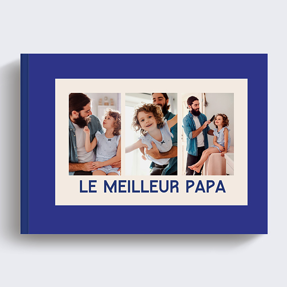 Album Photo Famille Traits bleus