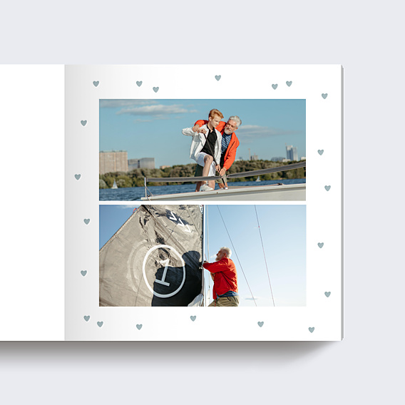 Album Photo Famille Amour en Fête Bleu