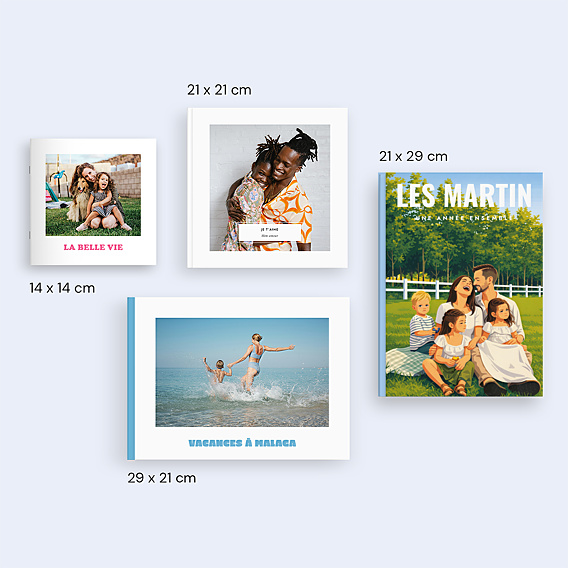 Album Photo Famille Votre photo en illustration néovintage