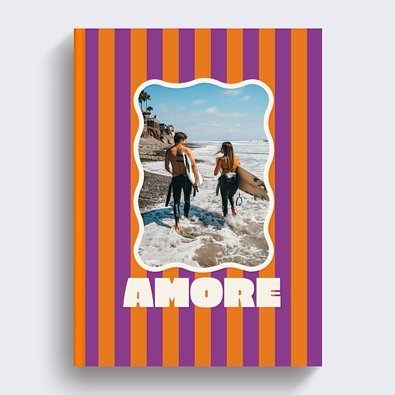 Album Photo Famille Rayures d'amour