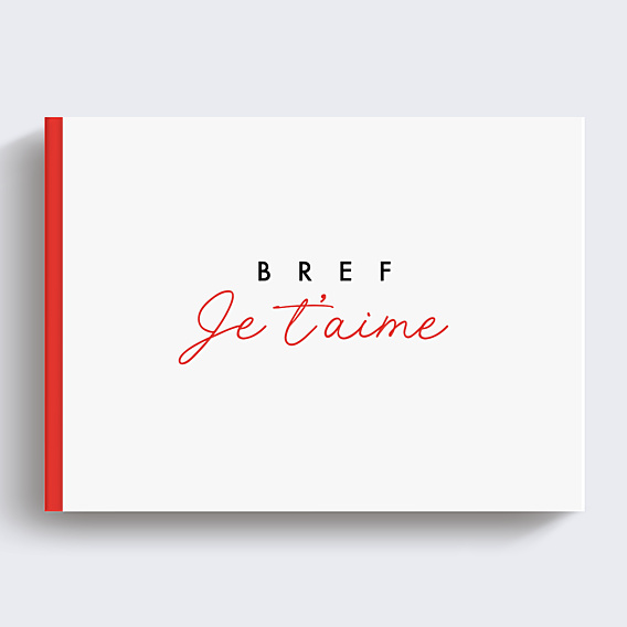 Album Photo Famille Je t'aime minimaliste