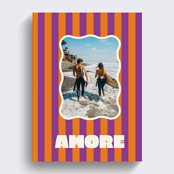 Album Photo Famille Rayures d'amour