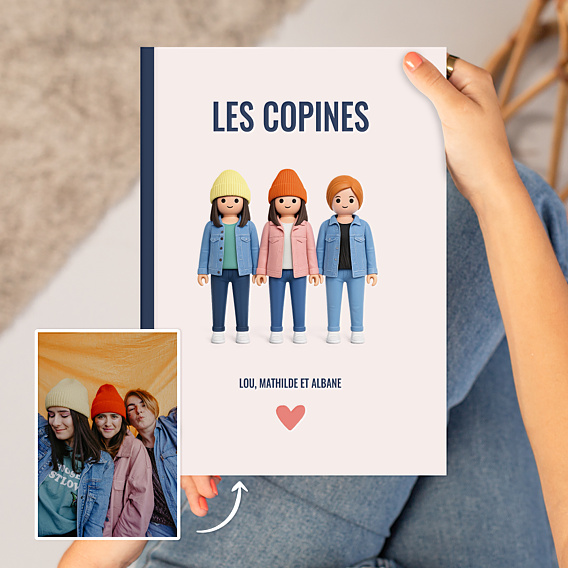 Album Photo Famille Portrait en figurine