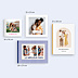 Album Photo Famille Traits bleus