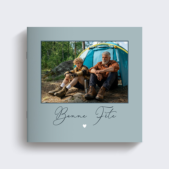 Album photo famille Amour en Fête Bleu