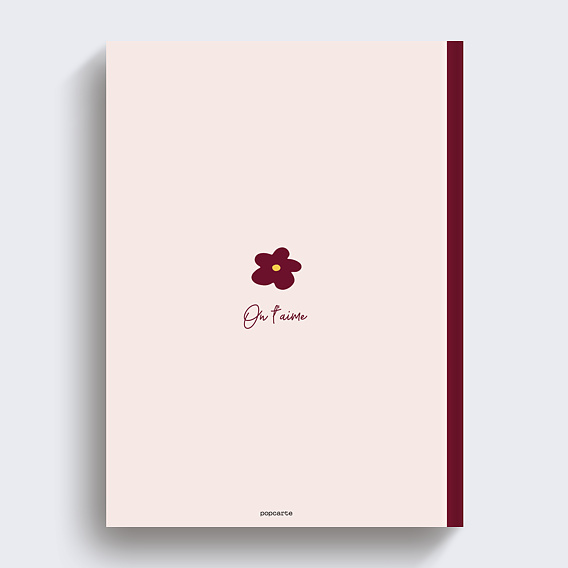 Album photo famille Fleurs wavy Verso