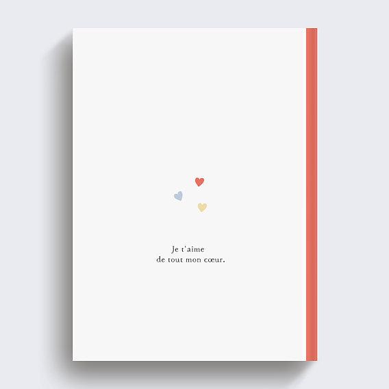 Album photo famille Je t'Aime Plus que... Verso