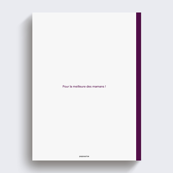 Album photo famille Maman vertical Verso