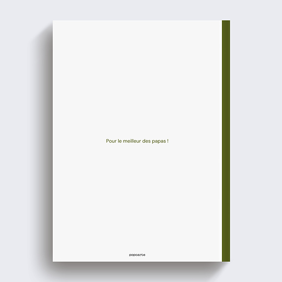 Album photo famille Papa vertical Verso