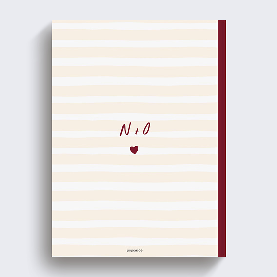 Album photo famille Red notes Verso