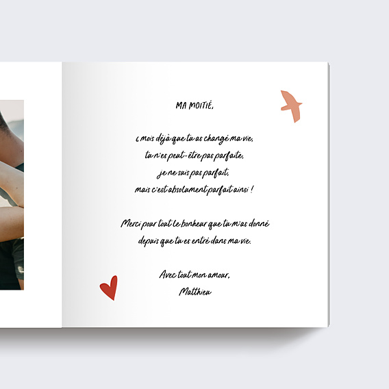 Album Photo Famille Marie-Lou Création x Popcarte - L'Amour