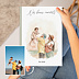 Album photo famille Portrait en aquarelle