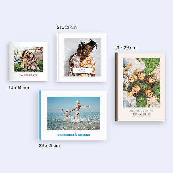 Album Photo Famille Portrait en manga