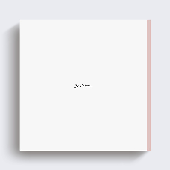 Album photo famille Classique photo Amour Verso