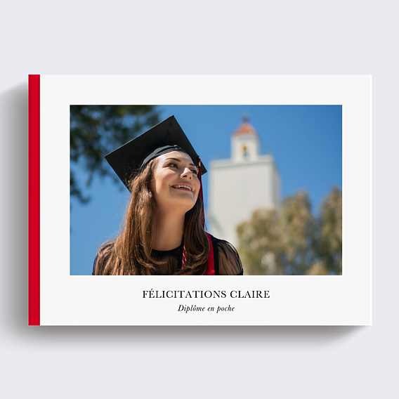 Album photo famille Diplôme Recto