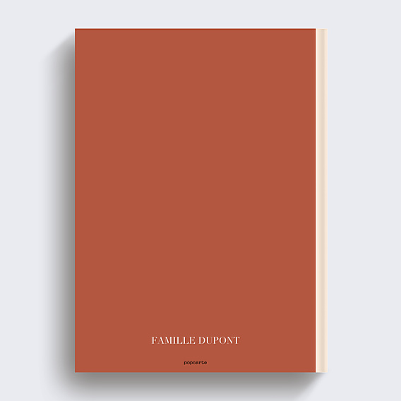 Album Photo Famille Fleur terracotta