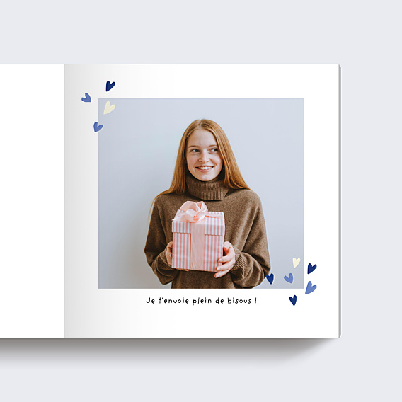 Album Photo Famille Motif petits cœurs