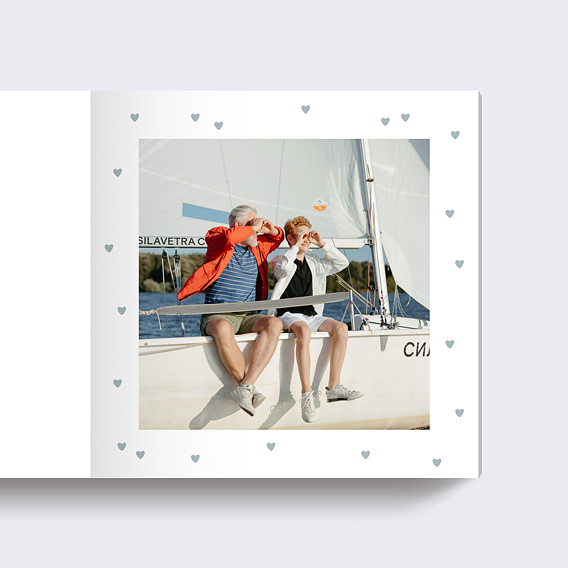 Album photo famille Amour en Fête Bleu Page 4