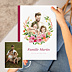 Album Photo Famille Portrait en aquarelle avec couronne champêtre