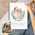 Album Photo Famille Portrait en aquarelle avec couronne eucalyptus