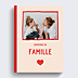 Album Photo Famille Cœur simple photo famille