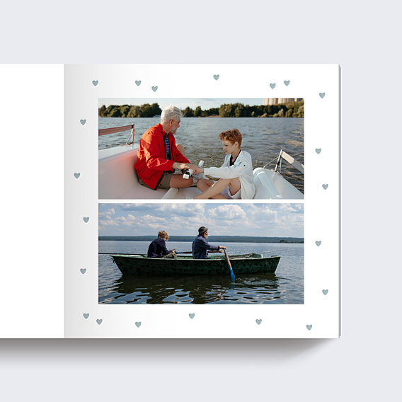 Album Photo Famille Amour en Fête Bleu