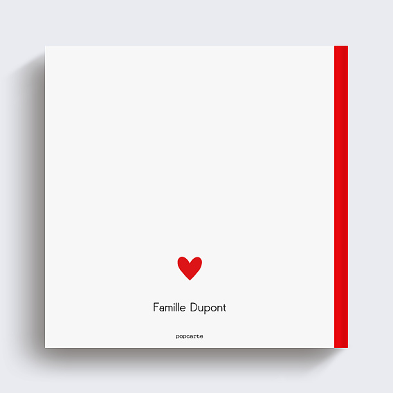 Album photo famille Famille avant tout Verso