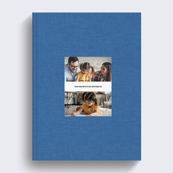 Album photo famille Tissu embossé