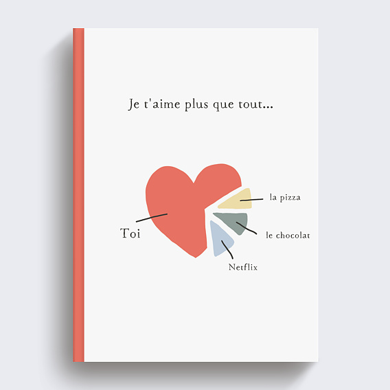 Album photo famille Je t'Aime Plus que... Recto