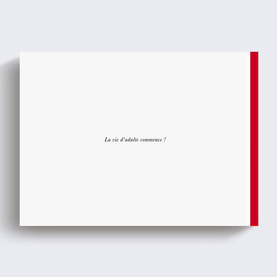 Album photo famille Diplôme Verso