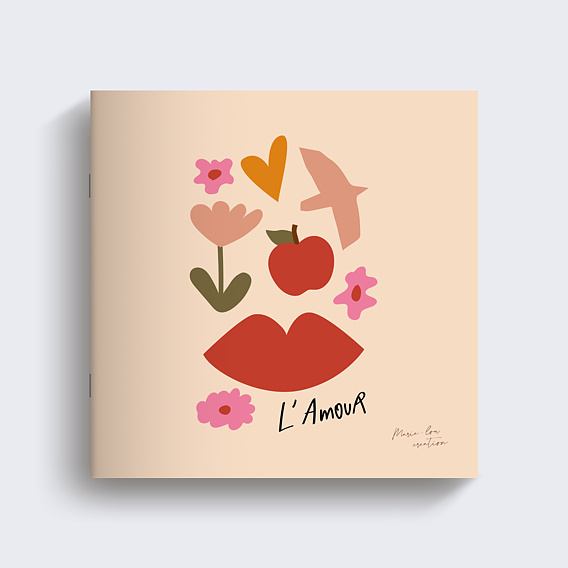 Album photo famille Marie-Lou Création x Popcarte - L'Amour