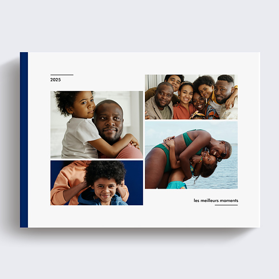 Album photo famille Rétrospective Année Classique Recto